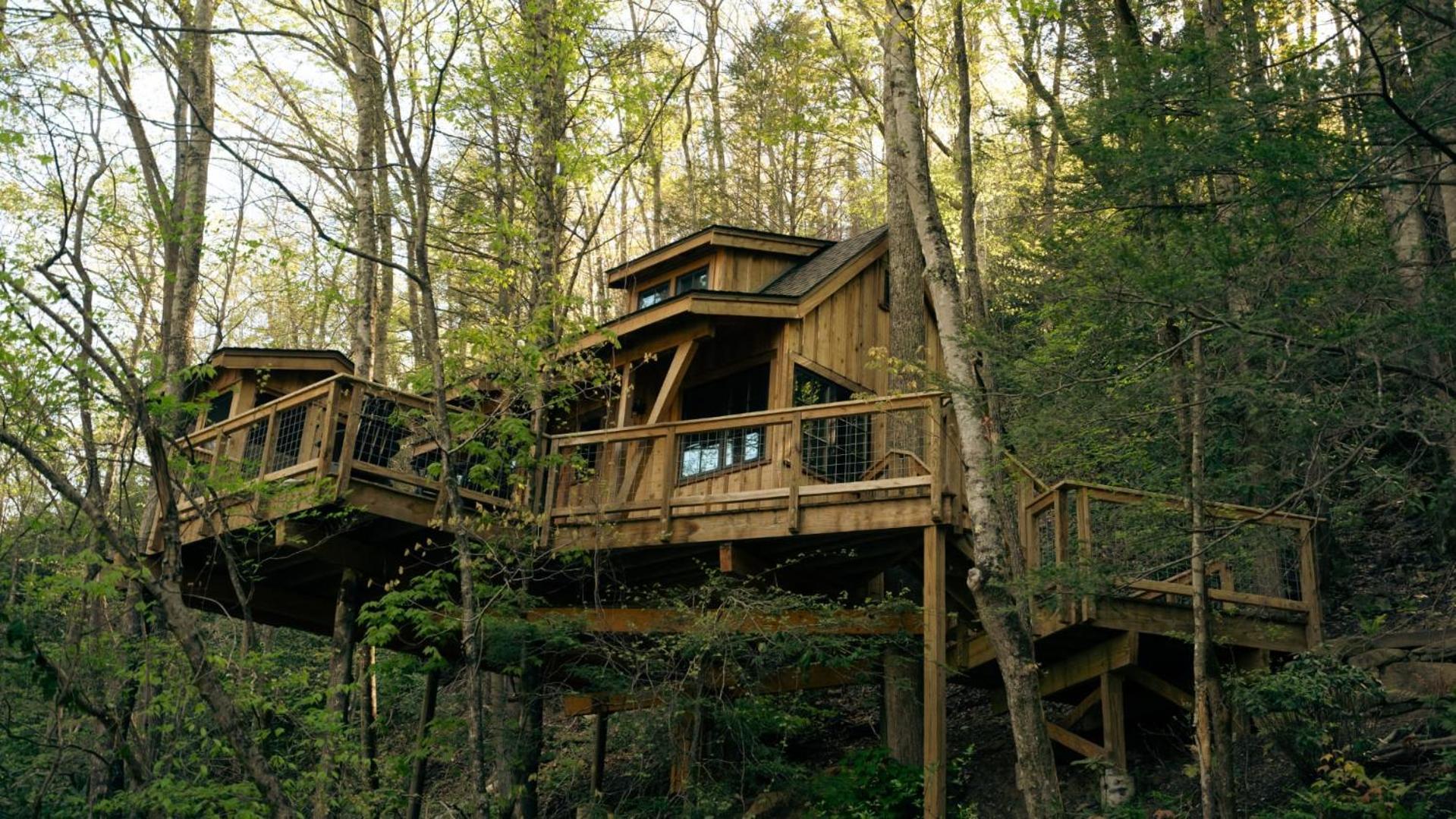 The Dogwood In Treehouse Grove At Norton Creek Vila Gatlinburg Exterior foto