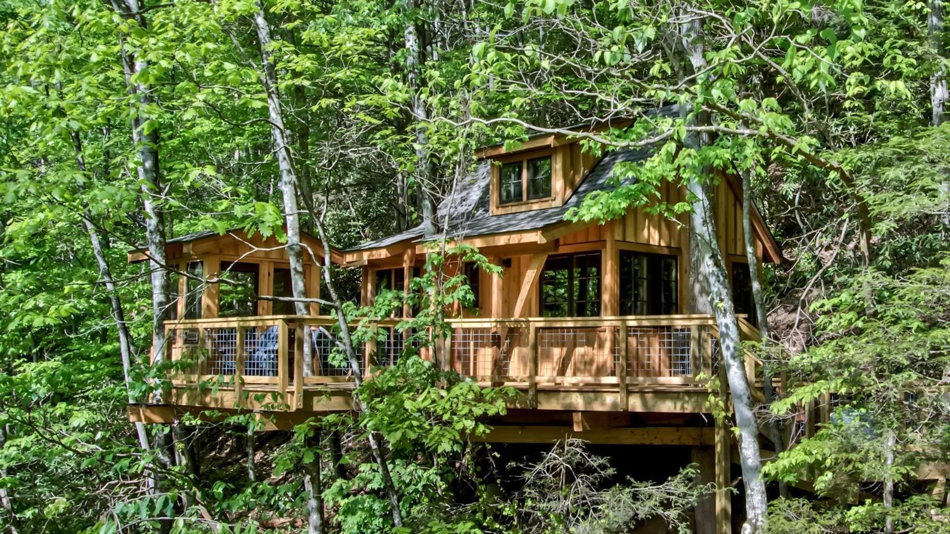 The Dogwood In Treehouse Grove At Norton Creek Vila Gatlinburg Exterior foto